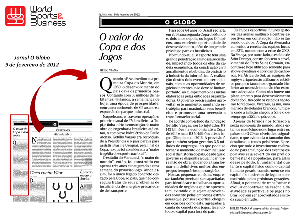 Artigo Helio Viana- O GLOBO
